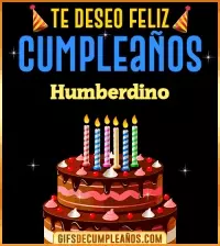 GIF Te deseo Feliz Cumpleaños Humberdino
